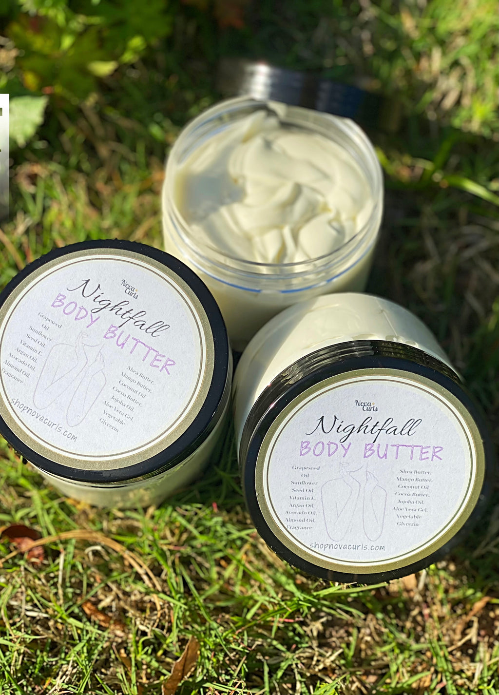 "Nightfall"  All Natural Body Butter (Lavender Oil, Vanilla Oil, & Chamomile Oil)